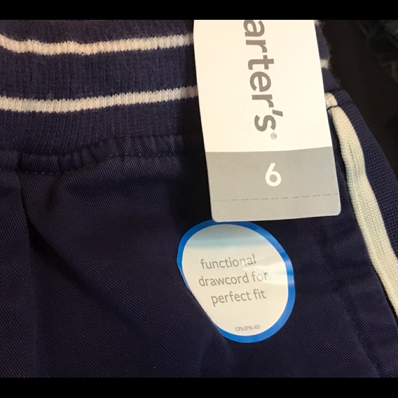 CARTER'S BOY'S  WORLDWIDE CHAMP DRAWSTRING PANT - SIZE 6 - Picture 5 of 9